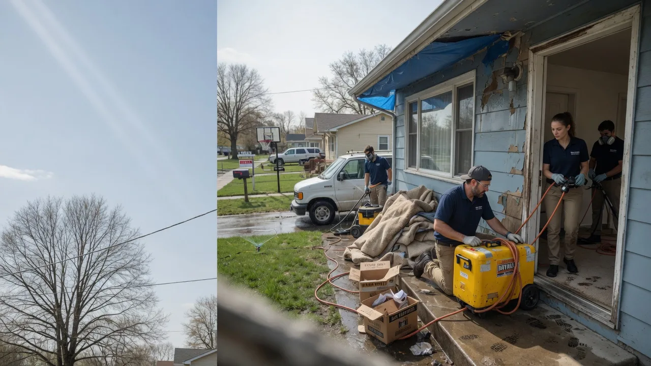 Basement Flood Cleanup in Roby, MO near me